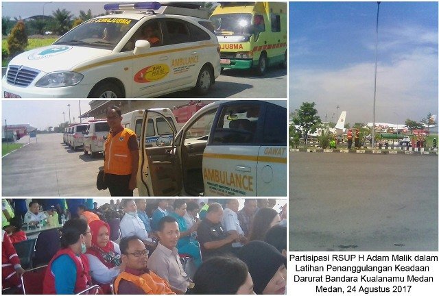 RSHAM dalam Latihan Gabungan PKD Bandara Kualanamu, 24 Agustus 2017