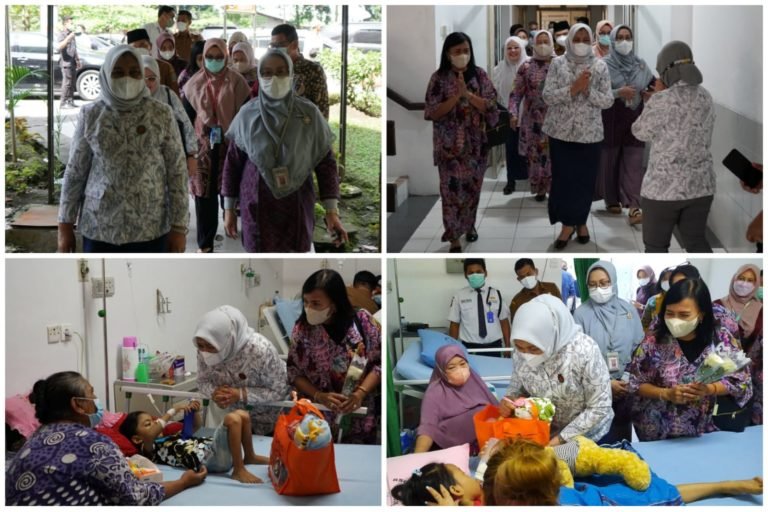 2022-07-26 Peringati Hari Anak Nasional 2022, Istri Gubernur Sumut Kunjungi Pasien Kanker Anak di RSUP HAM - FOTO