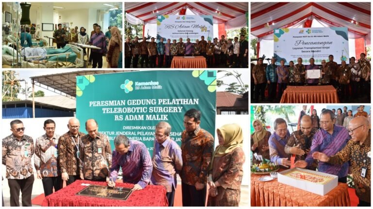 2024-08-08 SIARAN PERS - Rayakan HUT ke-31 RS Adam Malik, Dirjen Yankes Resmikan Gedung Telerobotic Surgery dan Transplantasi Ginjal Mandiri - FOTO